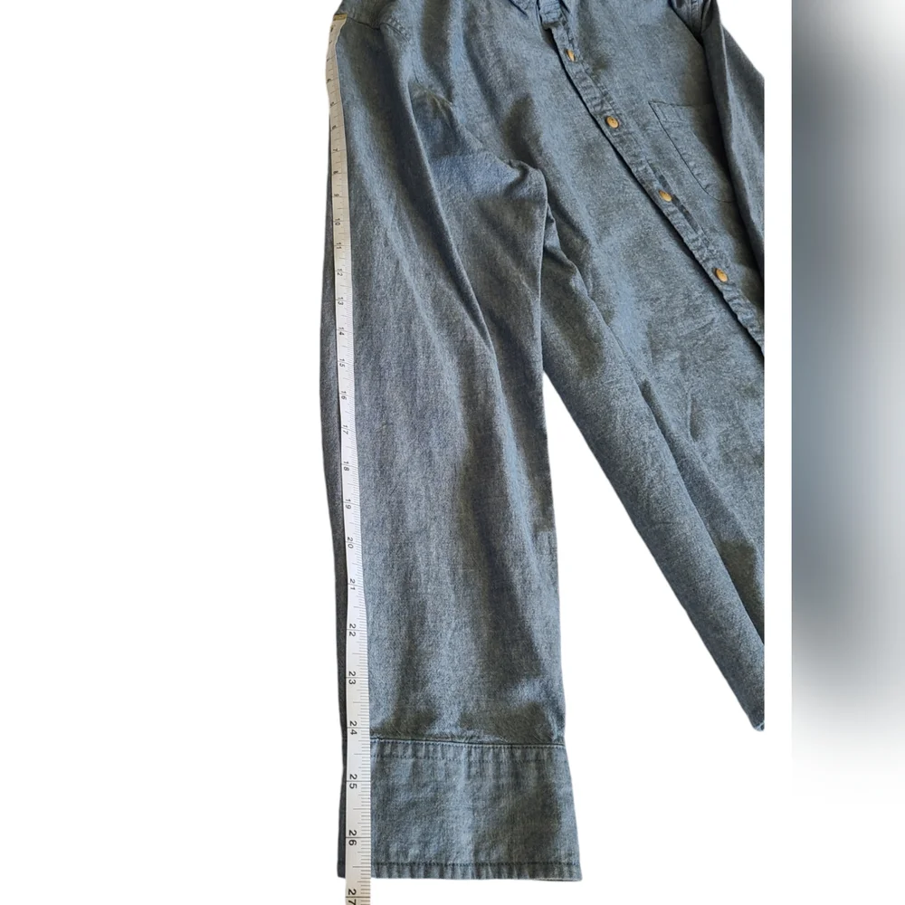 JCREW | BUTTON UP BLUE SHIRT | SIZE XL